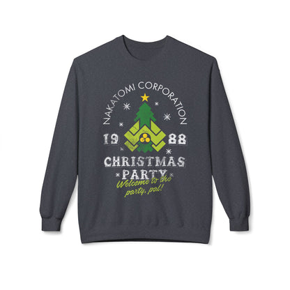 Die Hard 'Nakatomi Corporation 1988' Holiday Crewneck Christmas Party Sweatshirt
