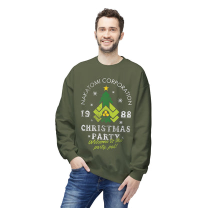 Die Hard 'Nakatomi Corporation 1988' Holiday Crewneck Christmas Party Sweatshirt