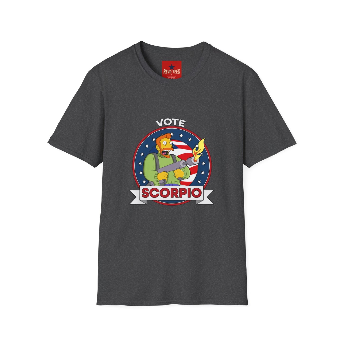 Vote Scorpio T-Shirt — Zodiac Political Humor Tee