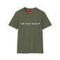 I Am Fuzzy Dunlop T-Shirt — Minimalist Statement Tee for Music Lovers
