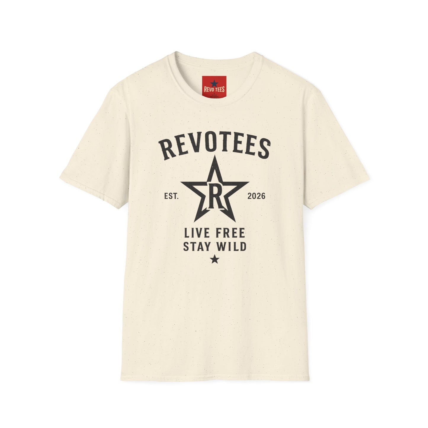 REVOTEES Graphic T-Shirt — "Revotees" Star Logo Tee (Est. 2026)
