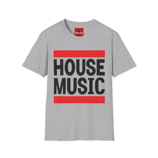 Revotees House Music Bold Retro Dj for Club Festival Music Lovers T-Shirt - alternate view 2