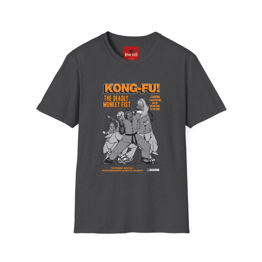Kong-Fu! The Deadly Monkey Fist T-Shirt — Retro Martial Arts Movie Poster Tee