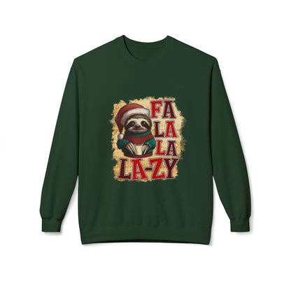 Fa La La La-Zy Sloth Christmas Sweatshirt