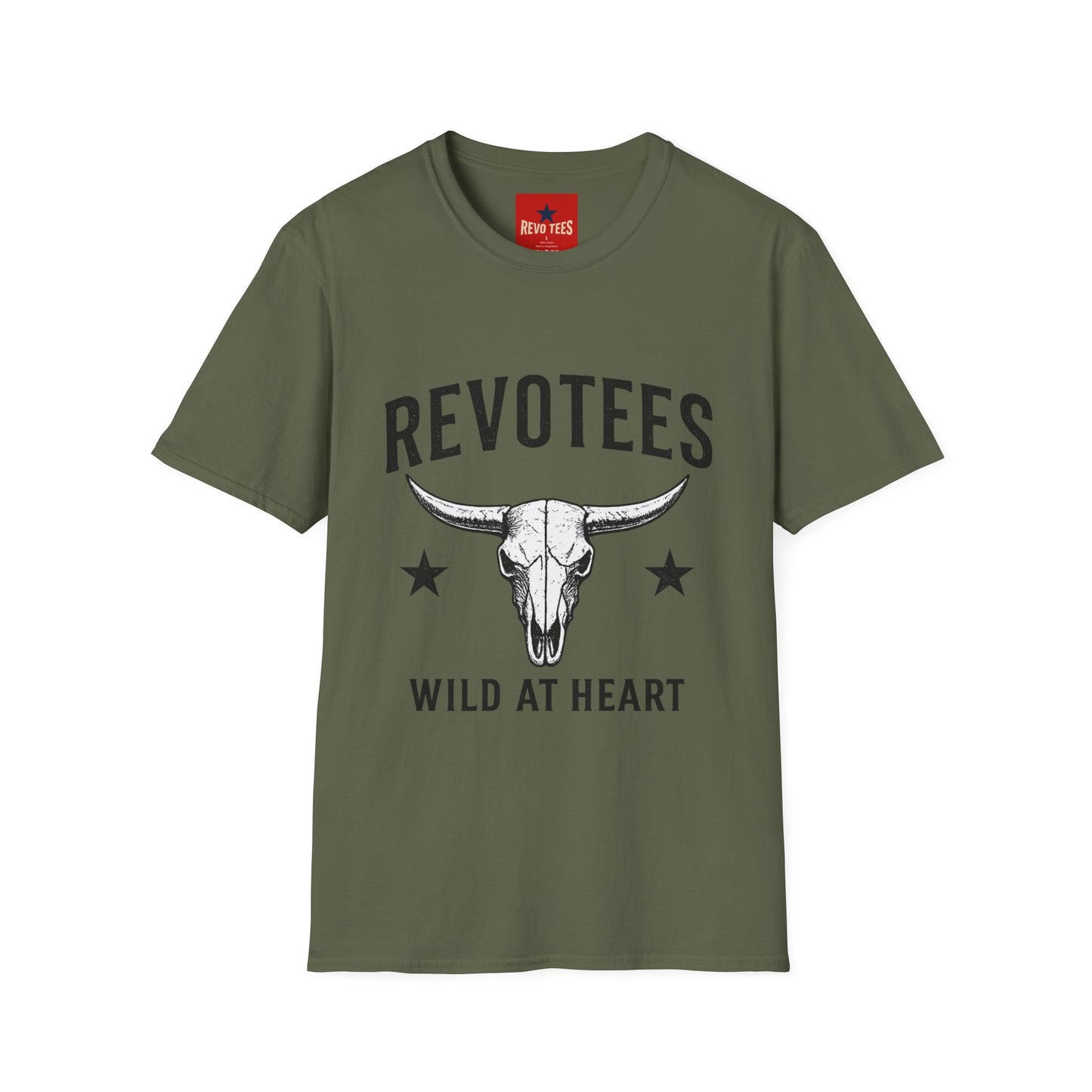 Revotees Bull Skull T-Shirt — Wild at Heart Western Graphic Tee