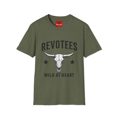 Revotees Bull Skull T-Shirt — Wild at Heart Western Graphic Tee
