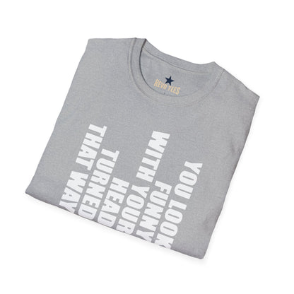 Revotees You Look Funny with Your Head Turned That Way Vertical Graphic T-Shirt - alternate view 12