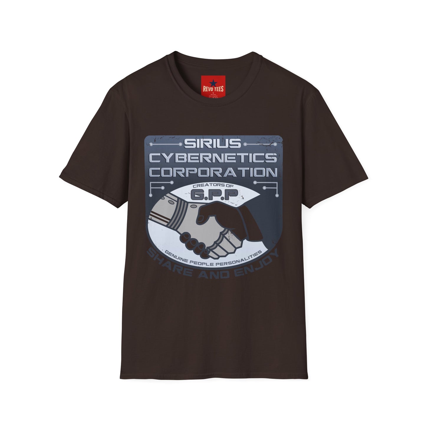 Cybernetic Corporation T‑Shirt — "Sirius Cybernetics Corporation" Retro Sci‑Fi Tee