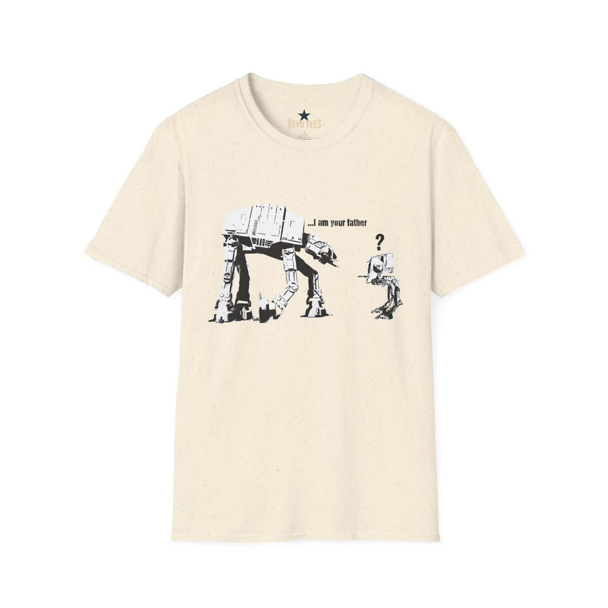 Revotees Banksy I Am Your Father Star Wars at Funny Graphic T-Shirt - alternate view 3