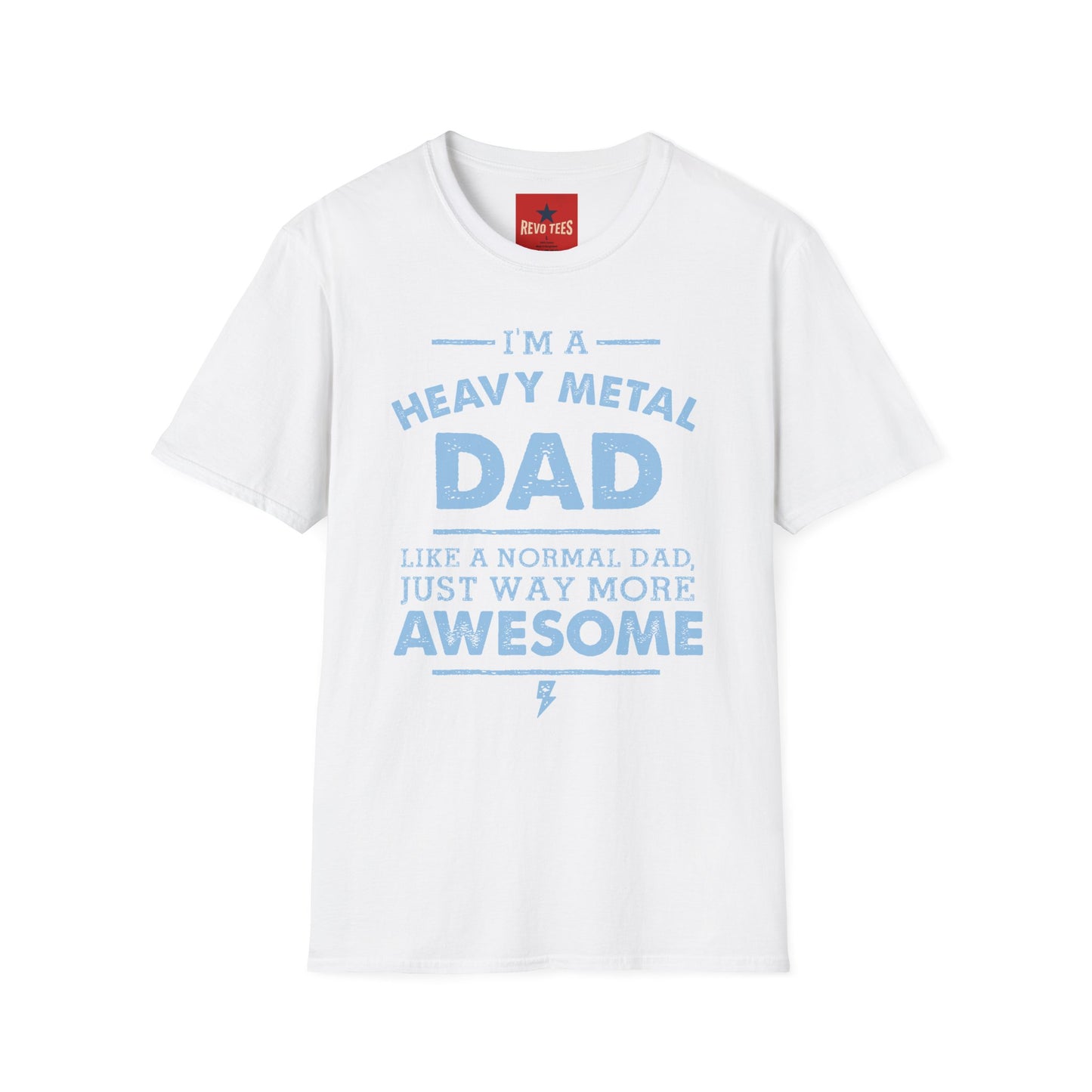 Heavy Metal Dad T-Shirt — "I’m a Heavy Metal Dad" Graphic Tee for Proud Fathers