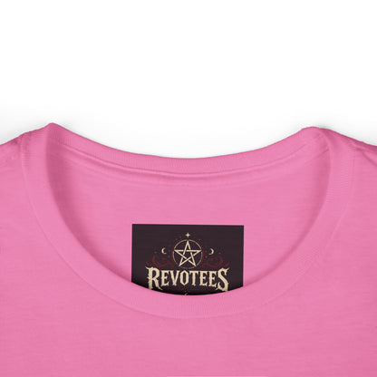 Revotees Skull Tee — Women's Gothic Americana Graphic T‑Shirt