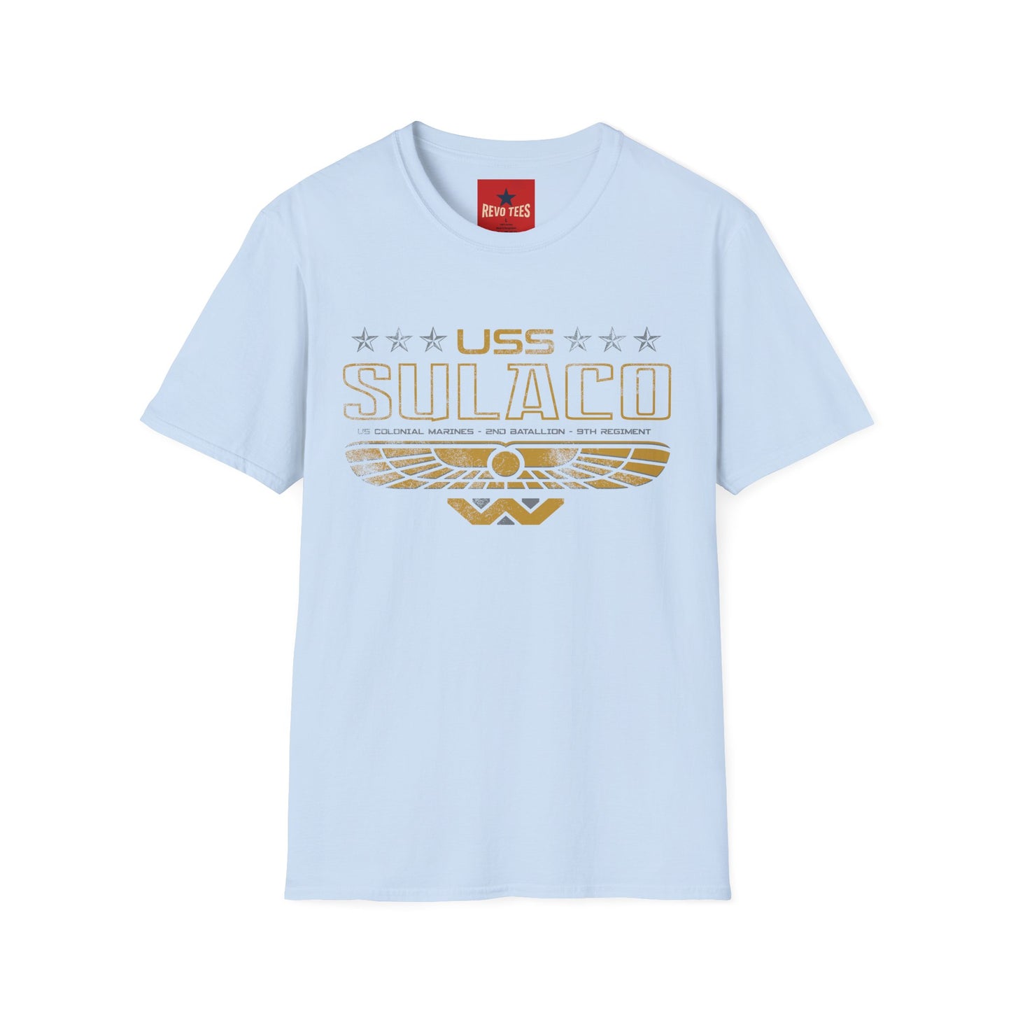 Sulaco USS T‑Shirt — Retro Sci‑Fi Starship Crew Tee