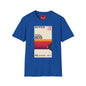 80s Nostalgia T‑Shirt — Retro Sunset Graphic Tee ("Super A" Cassette Style)