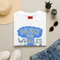 T-Shirt — 'Nuke the Whales' Satirical Graphic Tee (Funny Retro Ocean Design)
