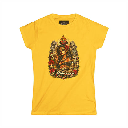 Revotees La Chingona Day of the Dead Sugar Skull T-Shirt - alternate view 6