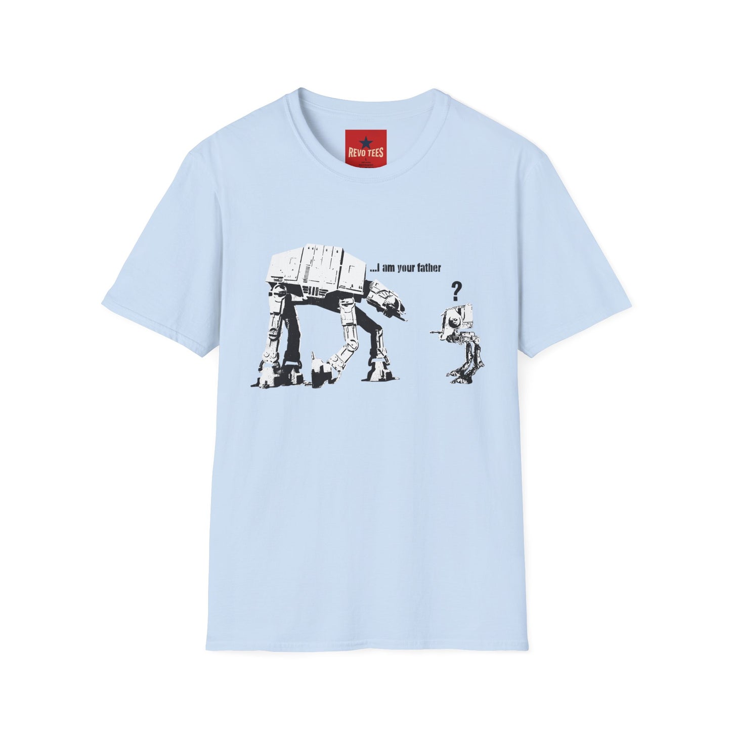 Banksy T‑Shirt — 'I am your father' Star Wars AT-AT Funny Graphic Tee