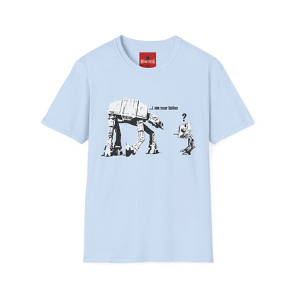 Banksy T‑Shirt — 'I am your father' Star Wars AT-AT Funny Graphic Tee