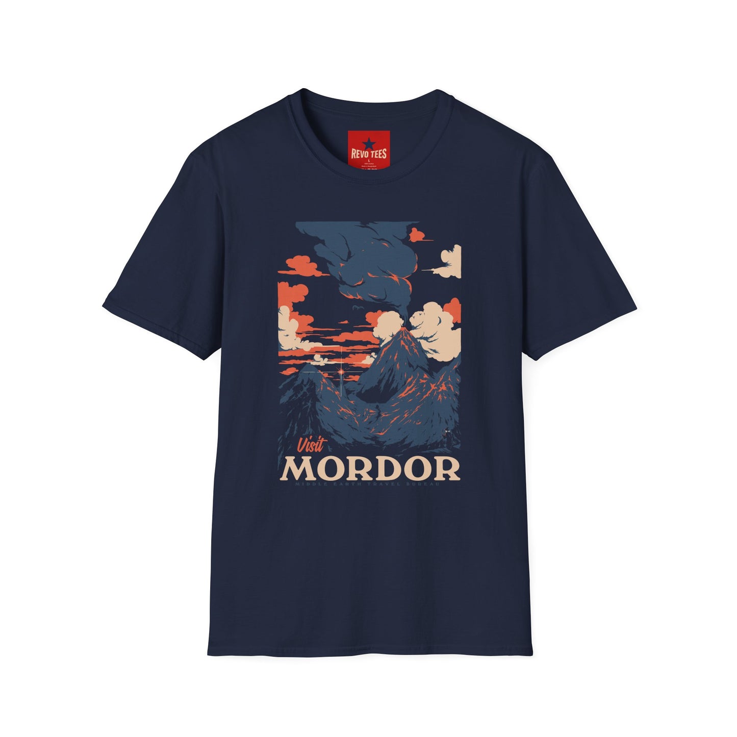 T-Shirt — Visit Mordor Vintage Travel Graphic Tee