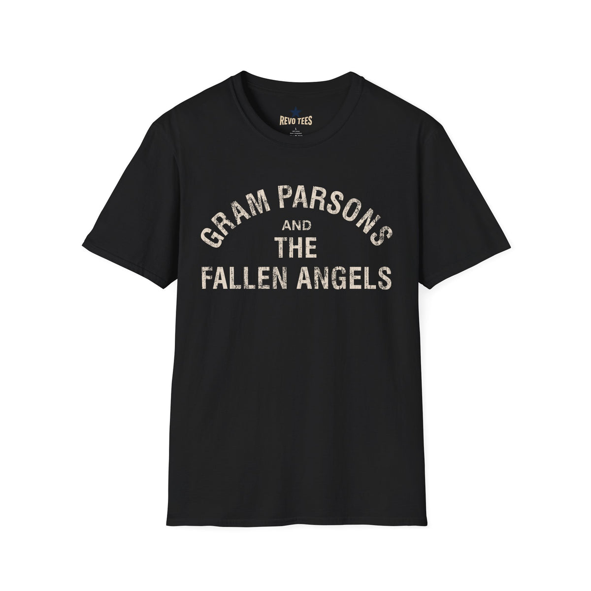 Revotees Gram Parsons Unisex Softstyle T-Shirt - alternate view 2