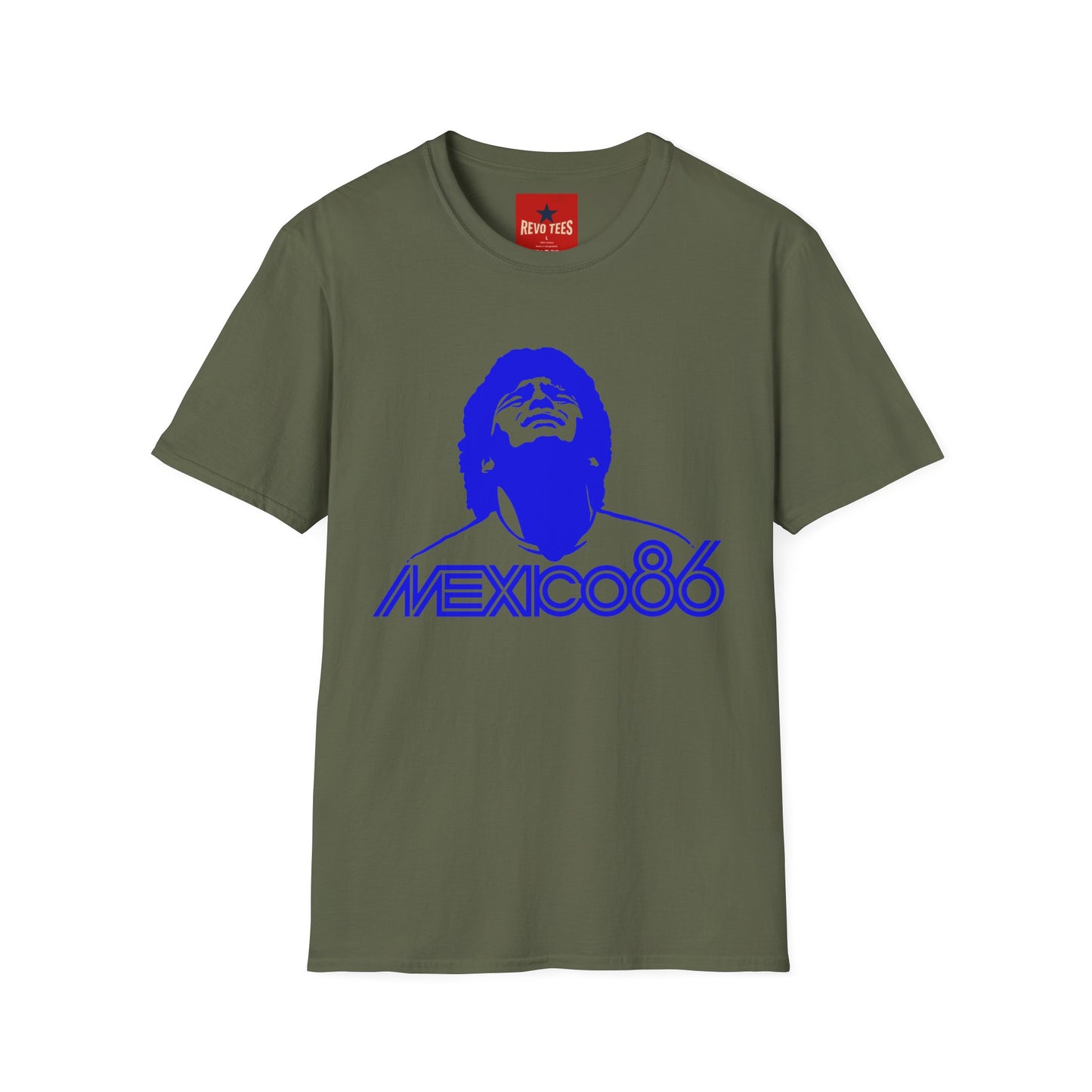 World Cup 2026 - Mexico 86 Soccer Legend T-Shirt — Retro Maradona Style Graphic Tee