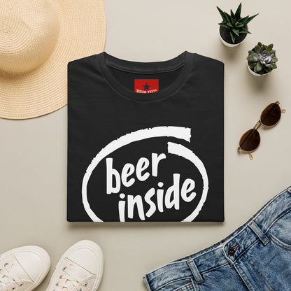 Beer Inside T-Shirt — Funny Craft Beer Logo Tee for Beer Lovers