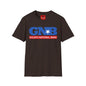GNB "Goliath National Bank" Logo T-Shirt — Retro Blue & Red Vintage Bank Tee