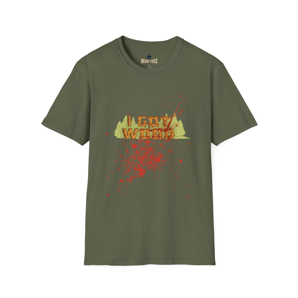 Revotees I Got Wood Funny Lumberjack Camping Outdoors Carpenter Gift T-Shirt - alternate view 5
