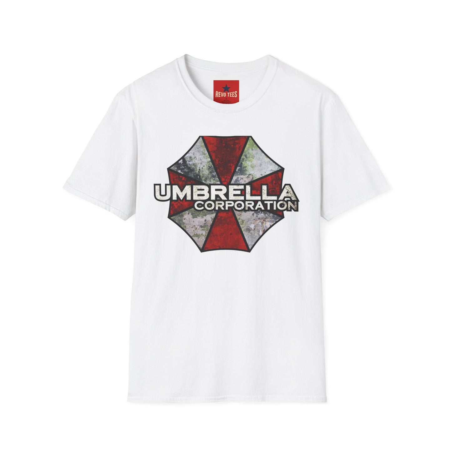 Umbrella Corporation Logo T-Shirt — Retro Distressed Biohazard Gaming Tee