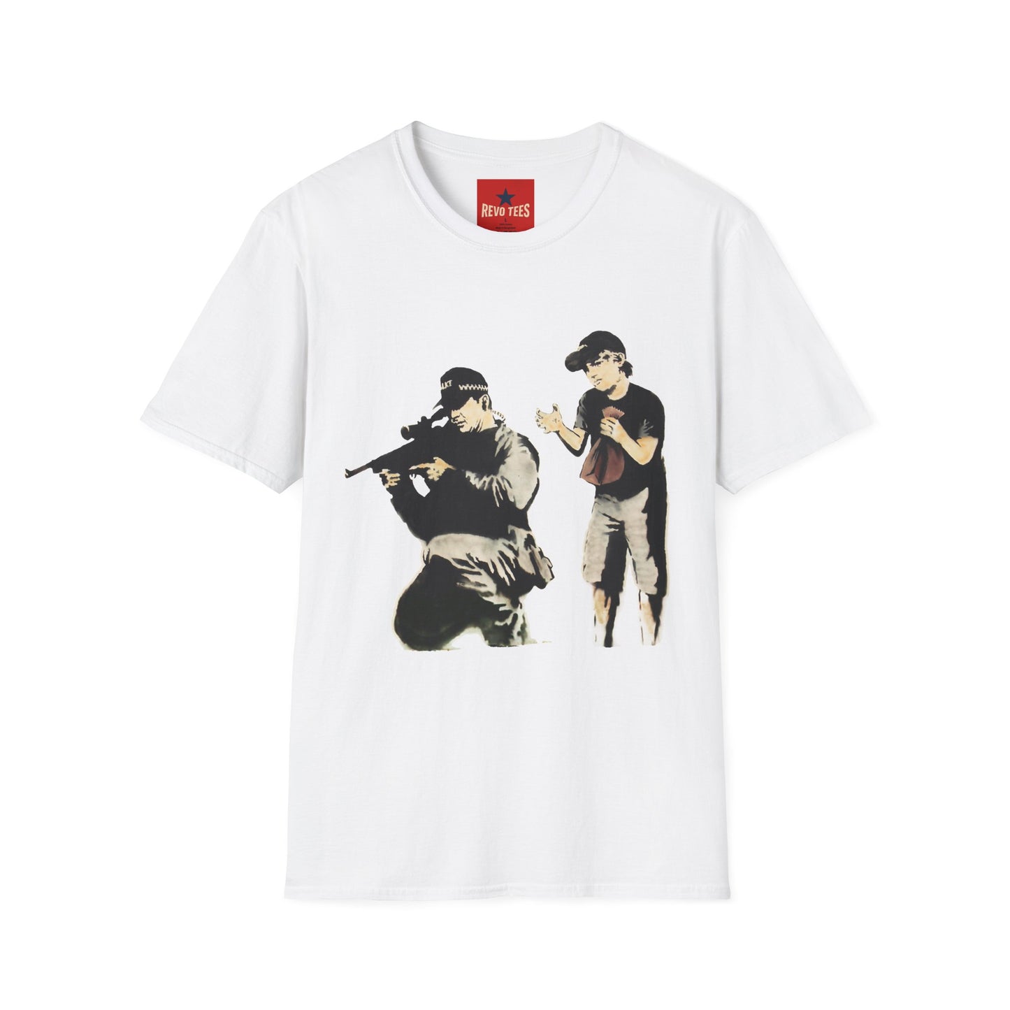 Banksy Sniper Graphic T-Shirt