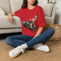 Banksy Pin-Up Cowgirl T-Shirt — Retro Pinup Girl Riding Soda Can Vintage Tee