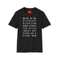 Funny Quote T-Shirt – “We’re in the Stickiest Situation” Text Tee