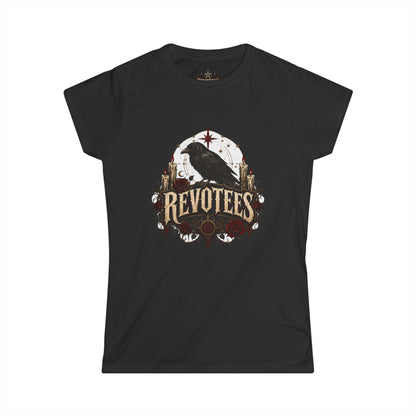 Revotees Crow Graphic Tee — Women's Vintage Raven T‑Shirt