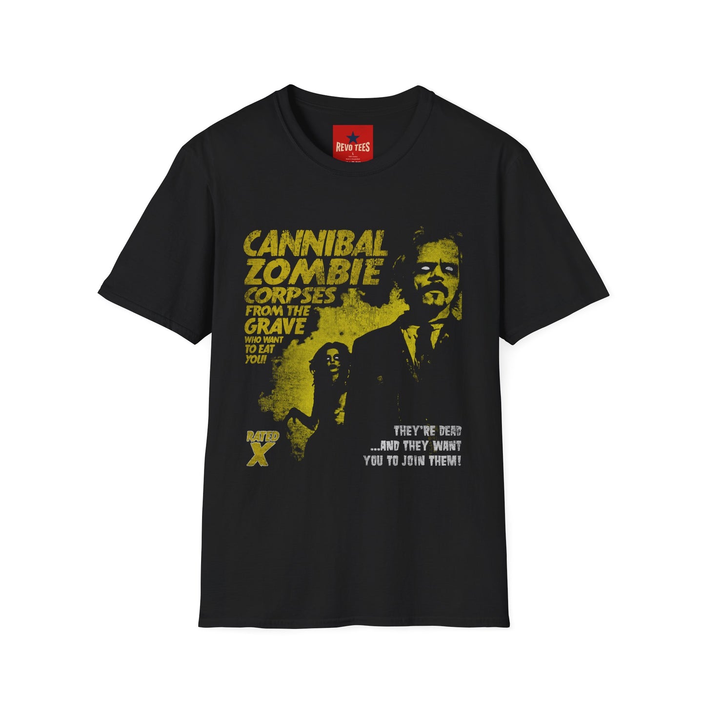 Cannibal Zombie Movie Quote T-Shirt — Retro Horror Tee