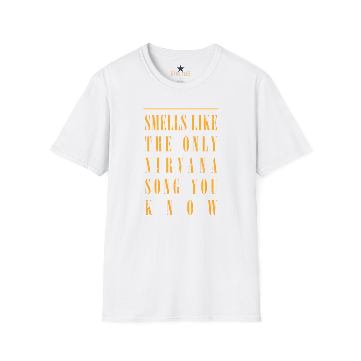 Revotees Smells Like Teen Spirit Nirvana Unisex Softstyle T-Shirt - alternate view 3