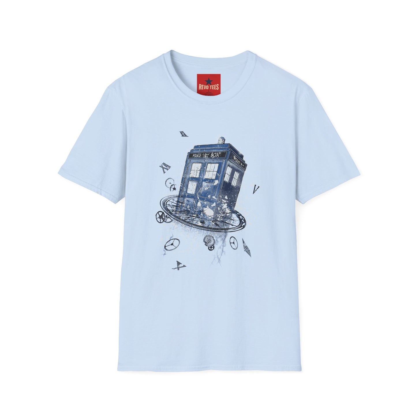 TARDIS Time Portal T-Shirt — Doctor Who Retro Sci‑Fi Graphic Tee