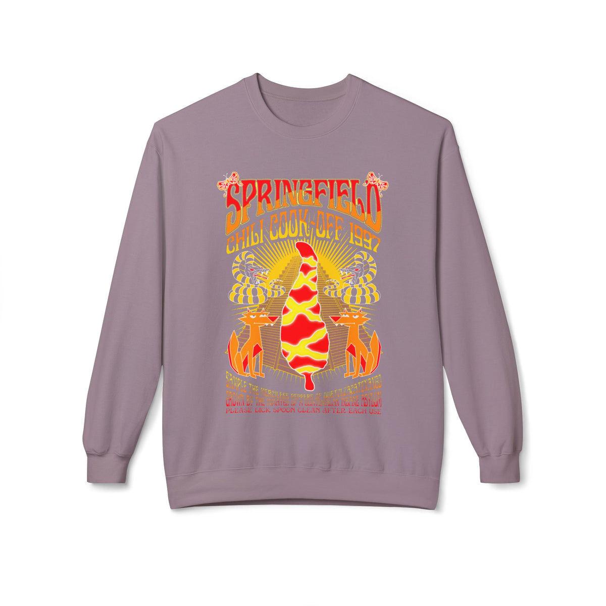 Chili Cook-Off Crewneck Sweatshirt — Springfield Chili Festival Graphic