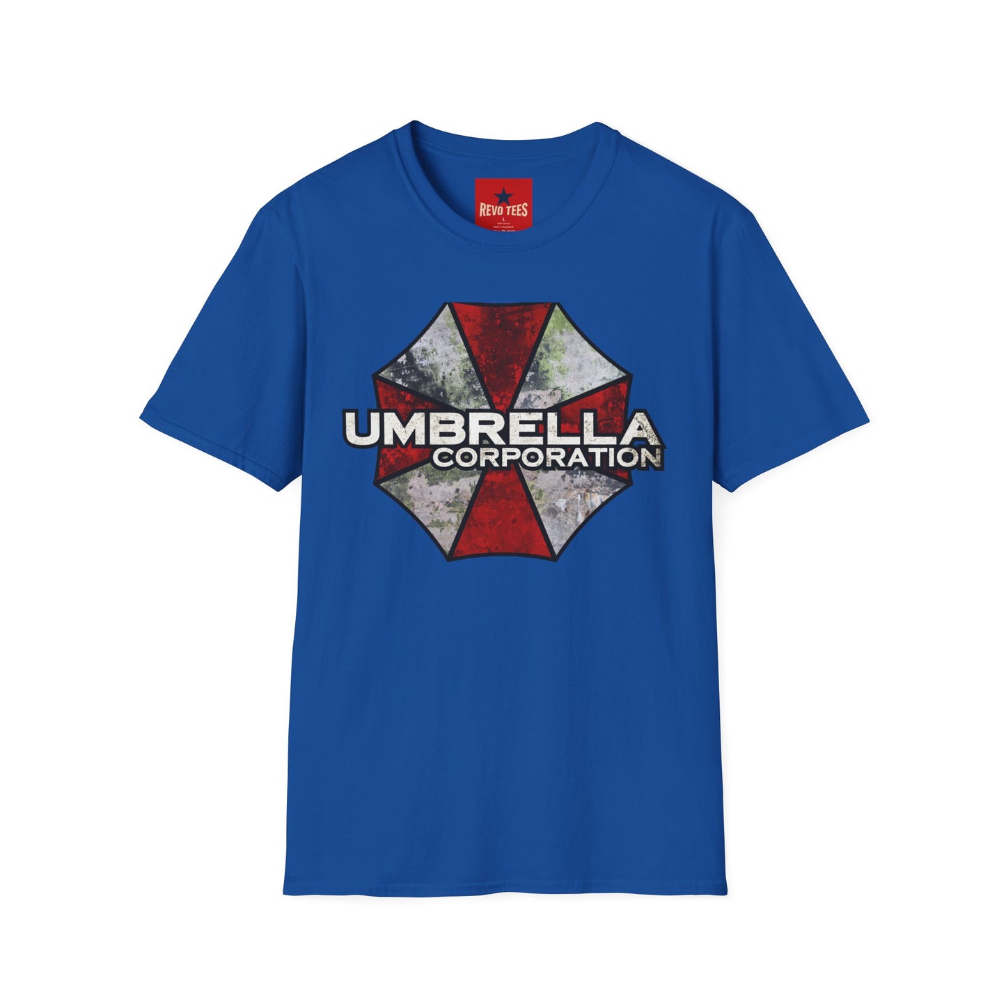 Umbrella Corporation Logo T-Shirt — Retro Distressed Biohazard Gaming Tee