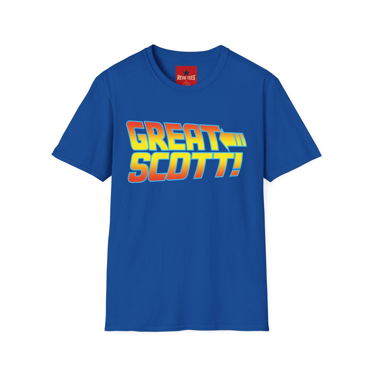 Great Scott! T-Shirt — Retro 80s Movie Quote Tee