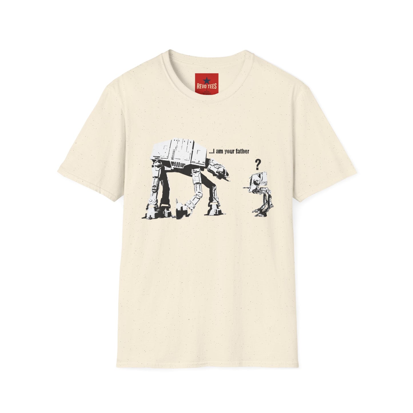 Banksy T‑Shirt — 'I am your father' Star Wars AT-AT Funny Graphic Tee