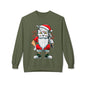 Santa Skull — Edgy Christmas Graphic Crewneck Sweatshirt
