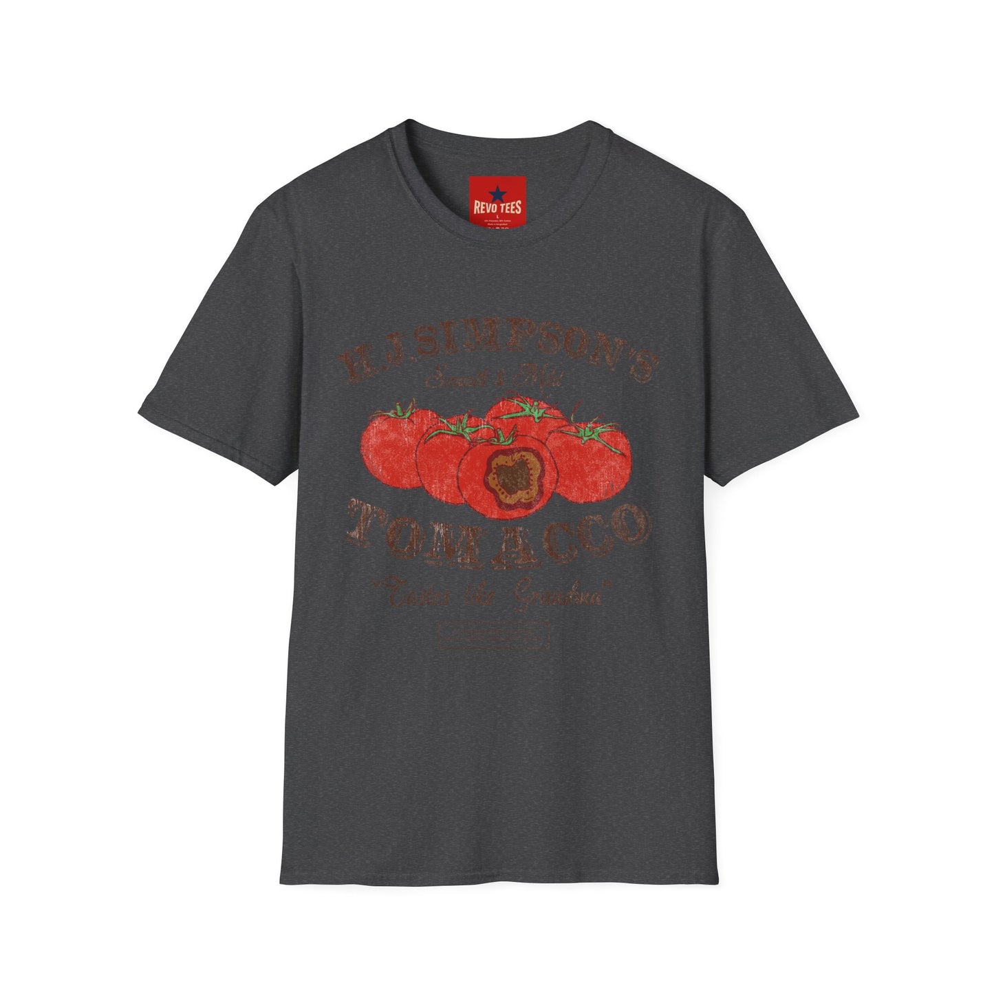 Tomacco Vintage Farm T‑Shirt — H.J. Simpson’s ‘Smash & Mild’ Graphic Tee