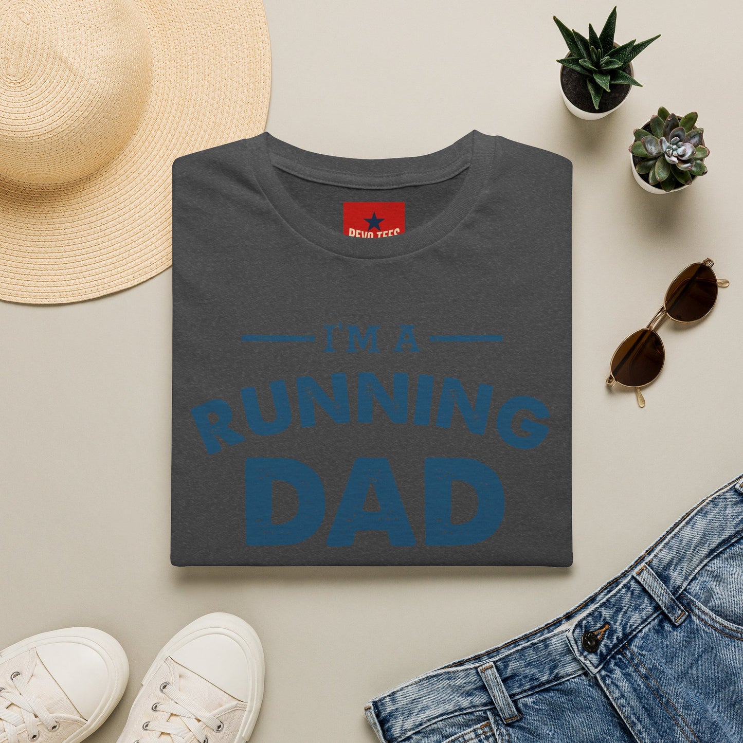 Running Dad T-Shirt — "I’m a Running Dad" Funny Athletic Father’s Tee