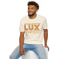 LUX Nightclub Graphic T-Shirt — Retro Marquee Sign Tee for Club Fans & Party Nights
