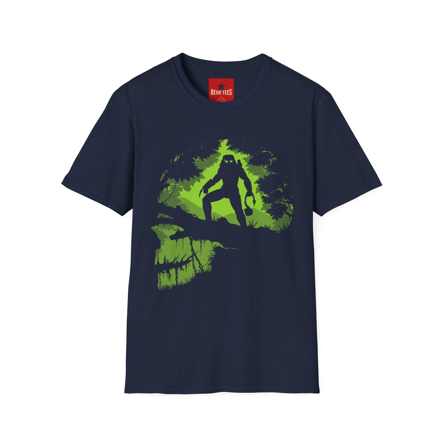 Predator Forest Silhouette T-Shirt — Cryptid Adventure Tee