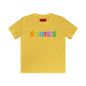 Kids Tee — Colorful 'REVOTEES' Bubble Letter Shirt for Children