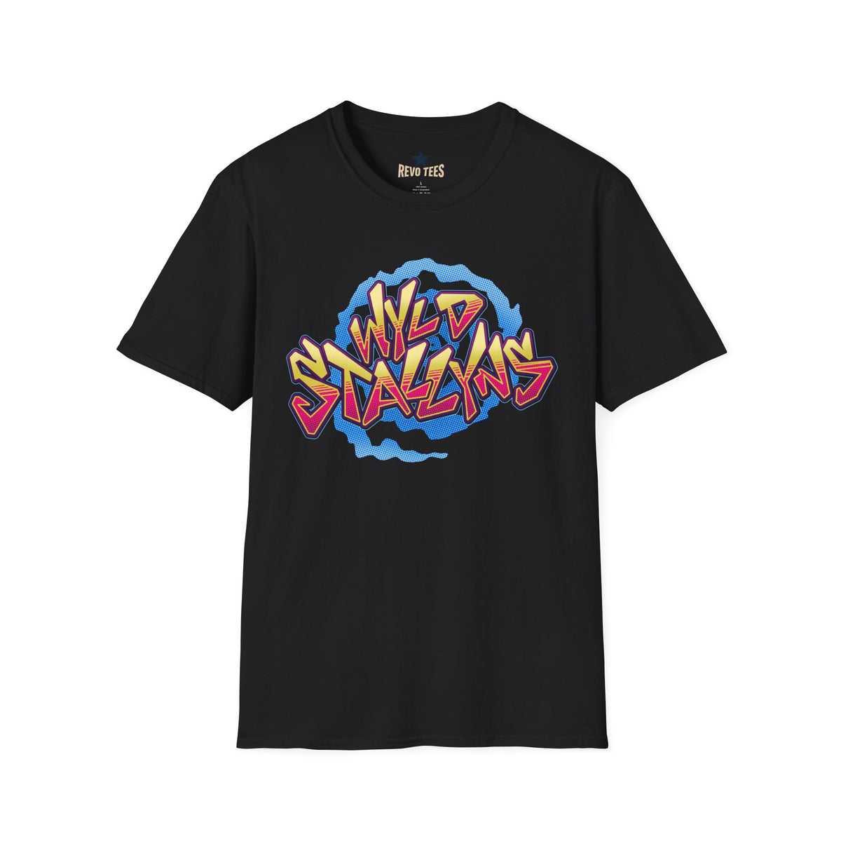 Revotees Graffiti Wild Stalkins Bold Streetwear Graphic T-Shirt - alternate view 3
