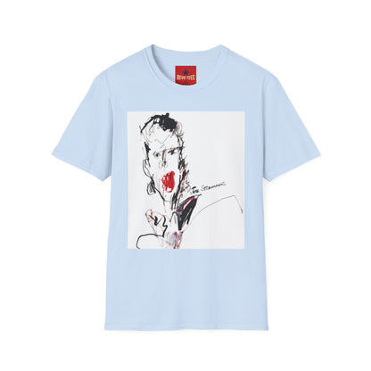 The Clash - Joe Strummer - By Ray Lowry - Unisex Softstyle T-Shirt