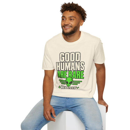 REVOTEES Good Humans Are Rare Alien T-Shirt