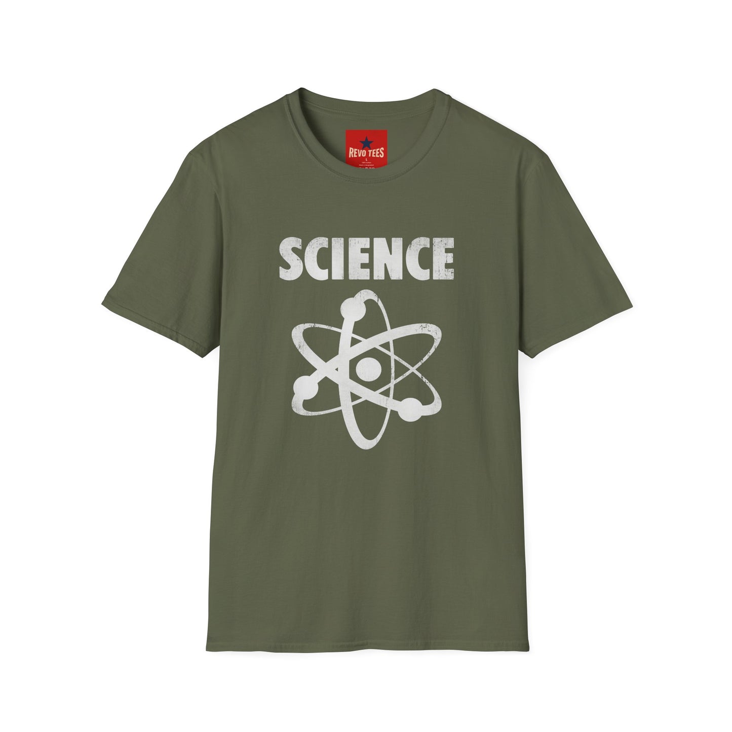 Science Atom Graphic T-Shirt — Retro STEM Tee for Scientists & Students
