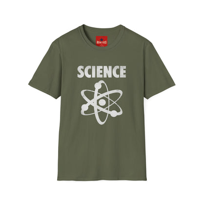 Science Atom Graphic T-Shirt — Retro STEM Tee for Scientists & Students
